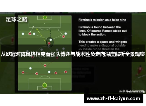 从欧冠对阵风格相克看强队博弈与战术胜负走向深度解析全景观察